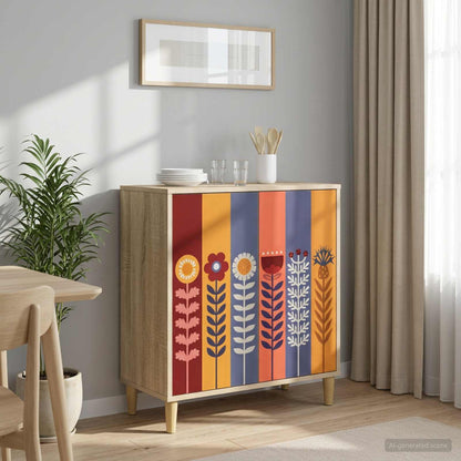 Servírovací Skříň Rhenen Sonoma 69 X 33 X 75 Cm