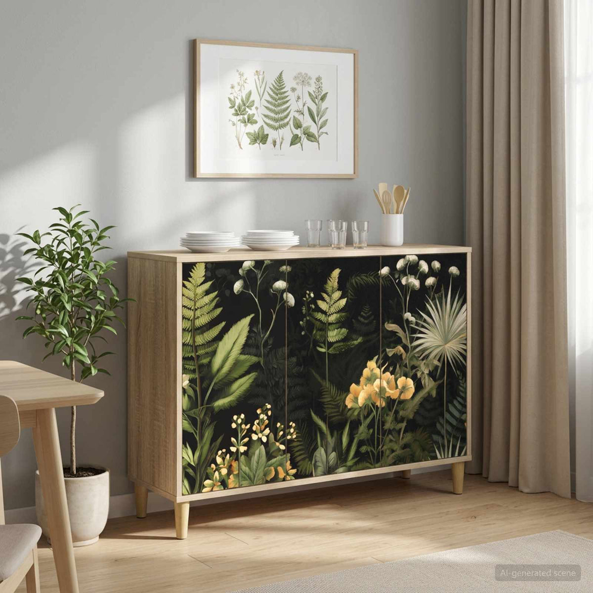 Servírovací Skříň Rhenen Sonoma 102 X 33 X 75 Cm