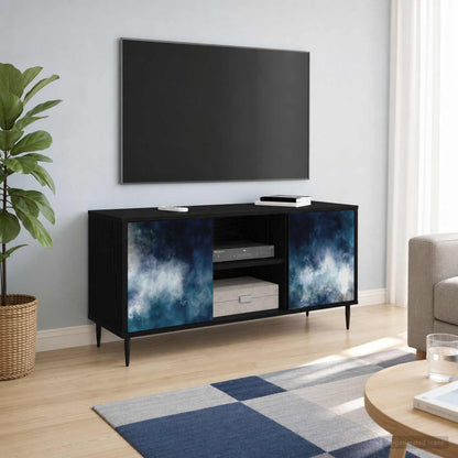 Televizní Skříň Rhenen 102 X 33 X 51 Cm Černý Dub