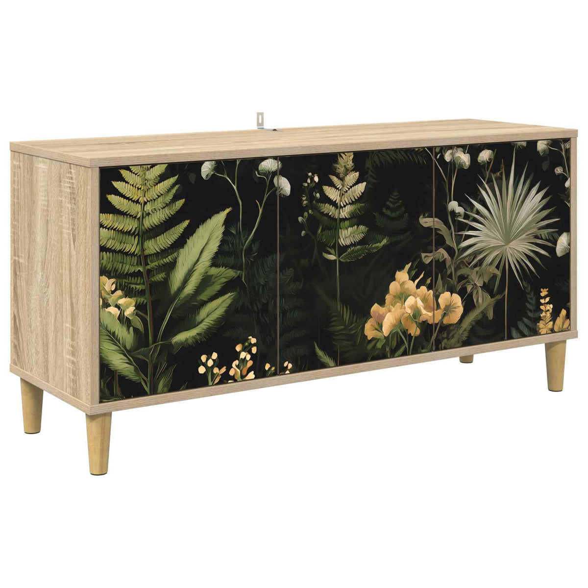 Televizní Skříň Rhenen 102 X 33 X 50 Cm Sonoma Kompozitní Dřevo