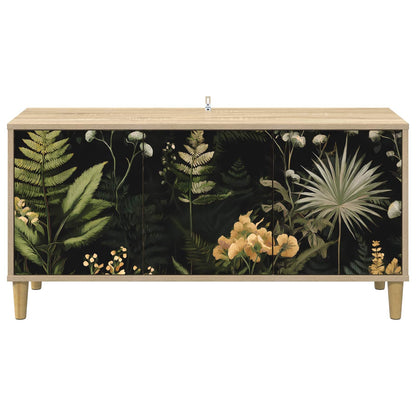 Televizní Skříň Rhenen 102 X 33 X 50 Cm Sonoma Kompozitní Dřevo