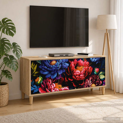 Televizní Skříň Rhenen 102 X 33 X 50 Cm Sonoma Kompozitní Dřevo