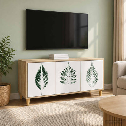 Televizní Skříň Rhenen 102 X 33 X 50 Cm Sonoma Kompozitní Dřevo