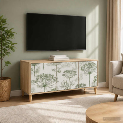 Televizní Skříň Rhenen 102 X 33 X 50 Cm Sonoma Kompozitní Dřevo