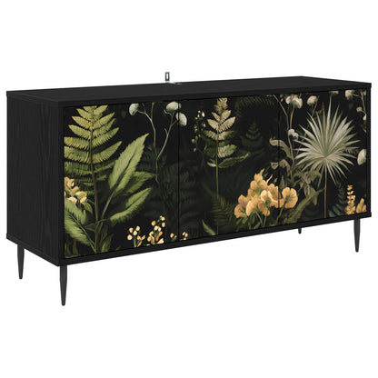 Televizní Skříň Rhenen 102 X 33 X 51 Cm Černý Dub