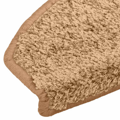 Samolepicí Schodové Rohože 15 Ks 80 X 24,5 X 3,5 Cm Béžová