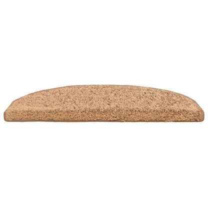 Samolepicí Schodové Rohože 15 Ks 80 X 24,5 X 3,5 Cm Béžová