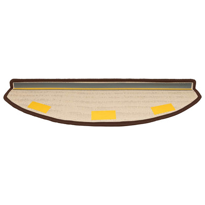 Samolepicí Schodové Rohože 15 Ks 80 X 24,5 X 3,5 Cm Hnědá