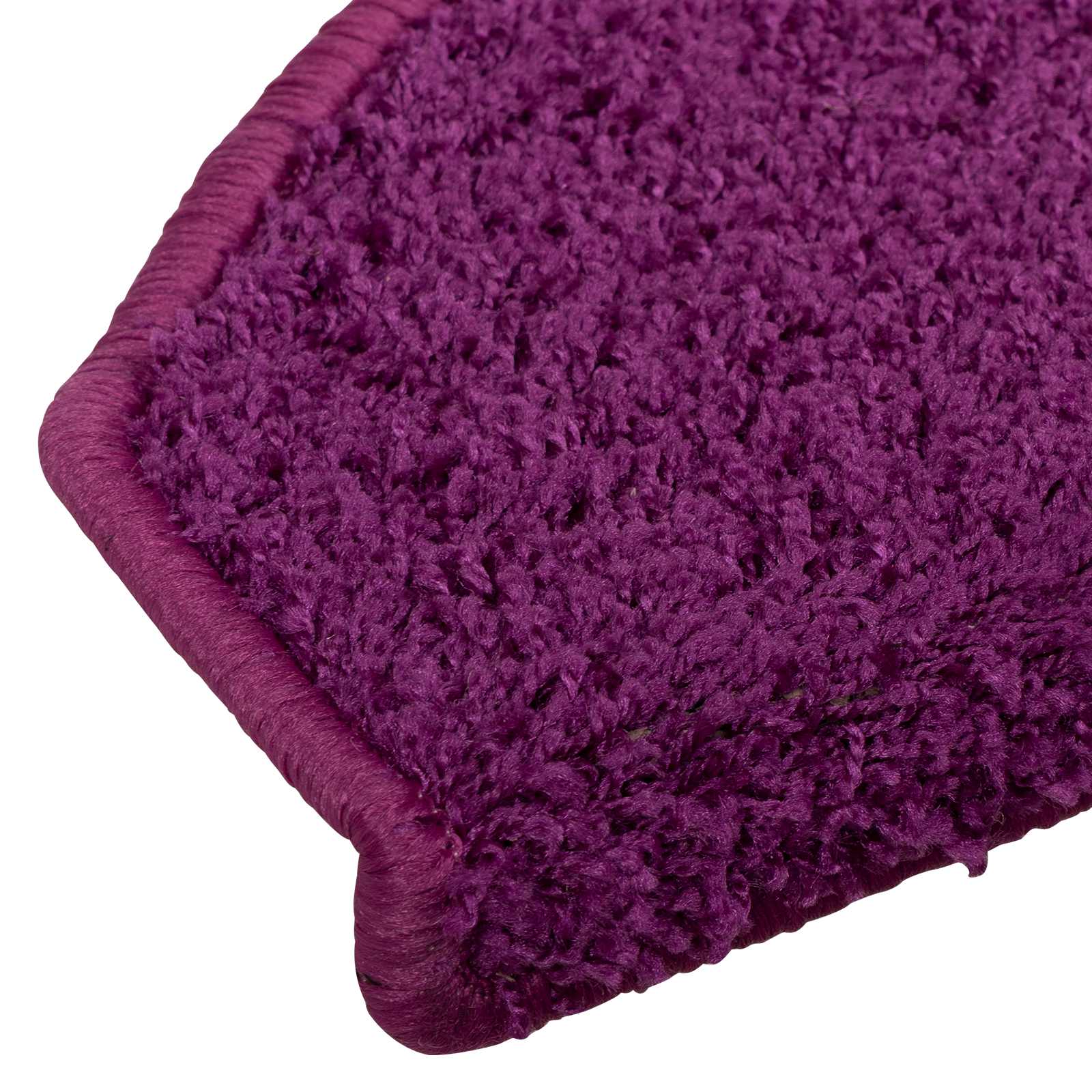 Samolepicí Schodové Rohože 15 Ks 80 X 24,5 X 3,5 Cm Fialová
