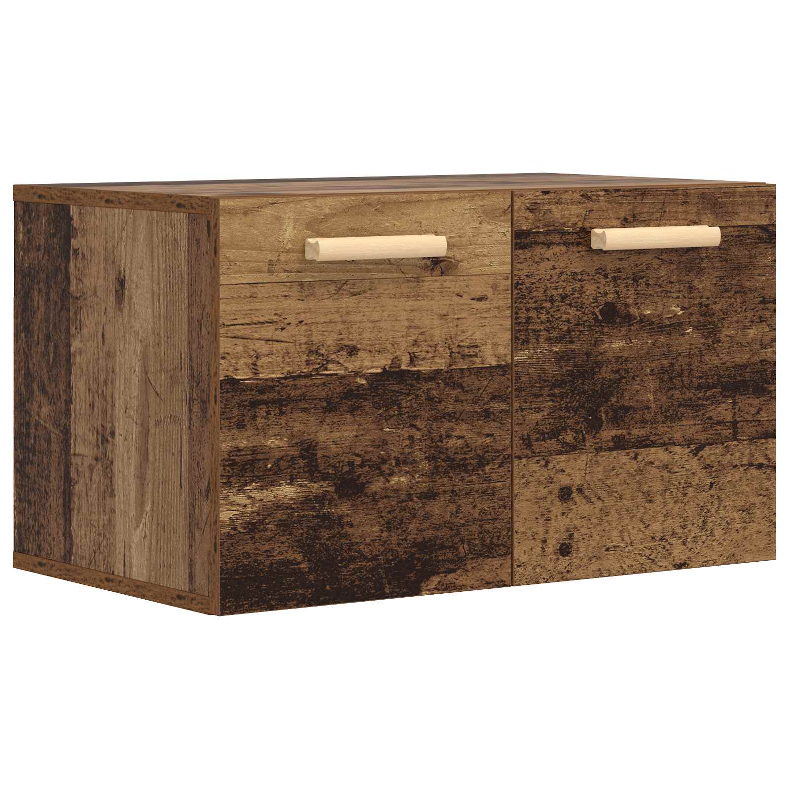 Nástěnná Skříňka Staré Dřevo 60 X 36,5 X 35 Cm Kompozitní Dřevo