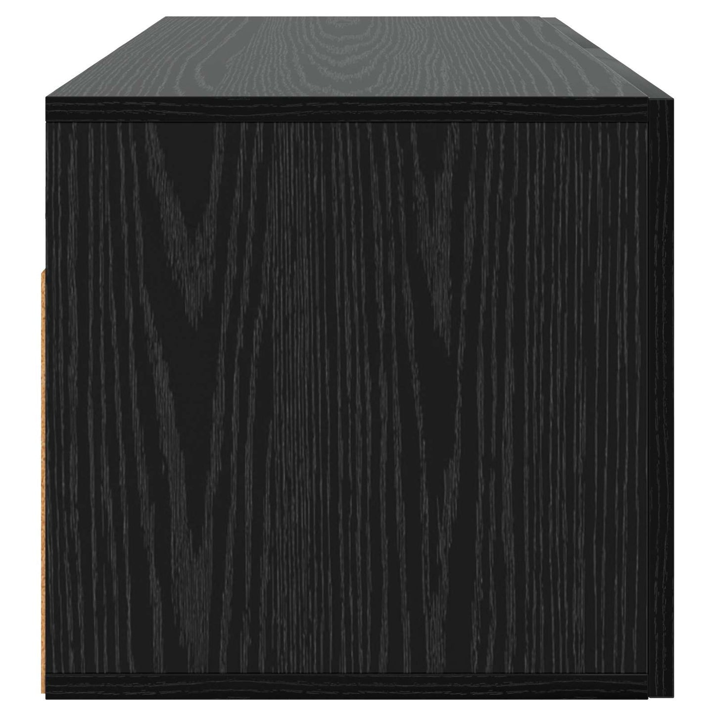 Nástěnná Skříňka Černý Dub 100 X 36,5 X 35 Cm Kompozitní Dřevo