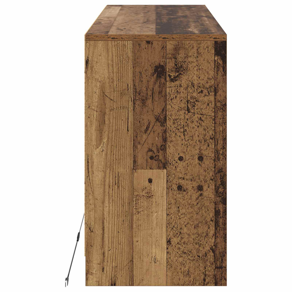 Televizní Skříň 91 X 34 X 61 Cm Staré Dřevo Kompozitní Dřevo