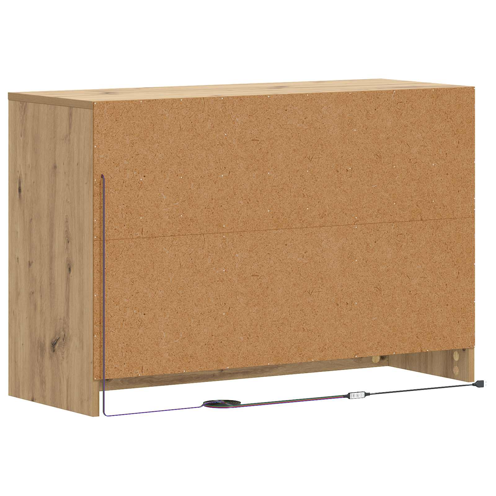 Televizní Skříň 91 X 34 X 61 Cm Dub Artisan Kompozitní Dřevo