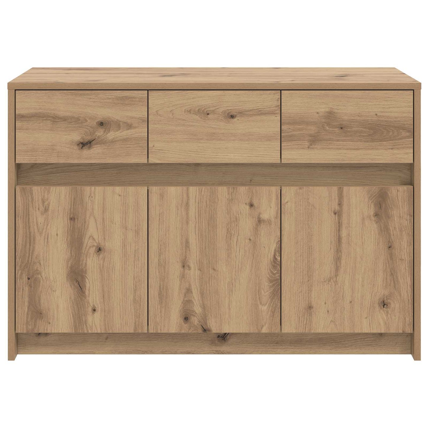 Televizní Skříň 91 X 34 X 61 Cm Dub Artisan Kompozitní Dřevo