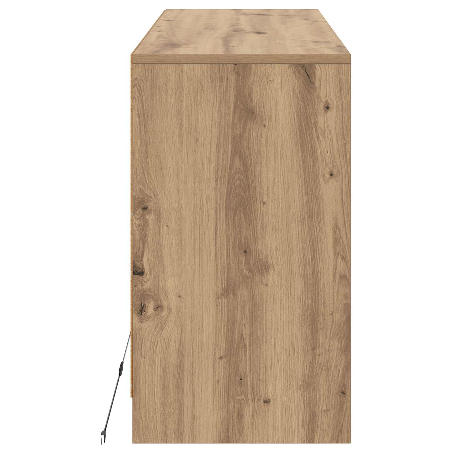 Televizní Skříň 91 X 34 X 61 Cm Dub Artisan Kompozitní Dřevo