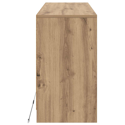 Televizní Skříň 91 X 34 X 61 Cm Dub Artisan Kompozitní Dřevo