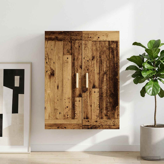 Nástěnná Skříňka Nástěnná Montáž Staré Dřevo 69,5 X 34 X 90 Cm