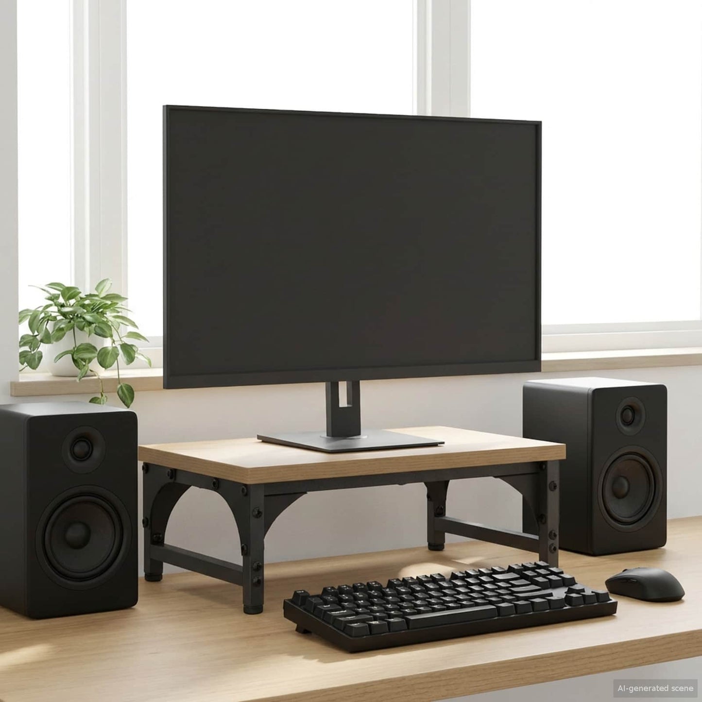Stojan Na Monitor Dub Artisan 37 X 23 X 14 Cm Pb