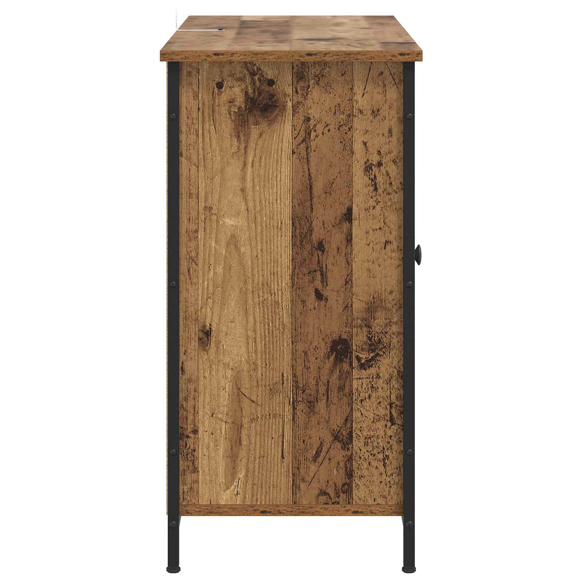 Servírovací Skříň Staré Dřevo 100 X 35 X 70 Cm Kompozitní Dřevo