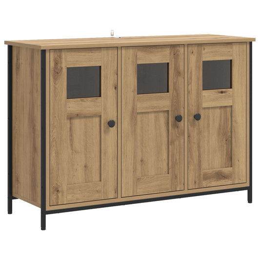 Servírovací Skříň Dub Artisan 100 X 35 X 70 Cm Kompozitní Dřevo