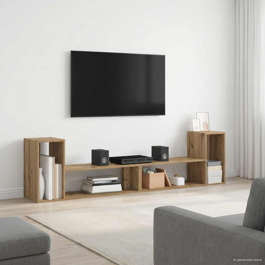 Televizní Skříň 100 X 30 X 50 Cm Dub Artisan Kompozitní Dřevo