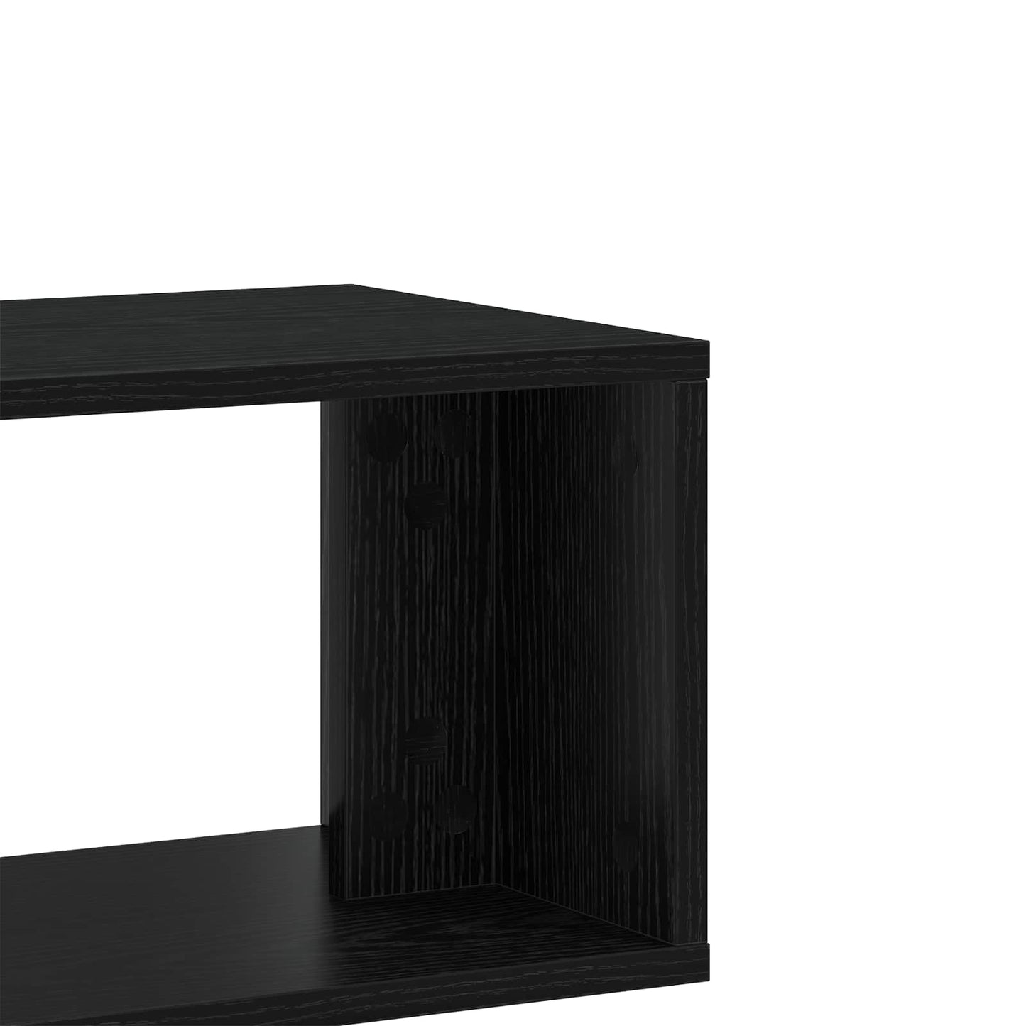 Televizní Skříň 100 X 30 X 50 Cm Černý Dub Kompozitní Dřevo