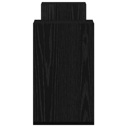 Televizní Skříň 100 X 30 X 50 Cm Černý Dub Kompozitní Dřevo