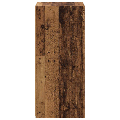 Servírovací Skříň Staré Dřevo 70 X 41 X 93 Cm Kompozitní Dřevo
