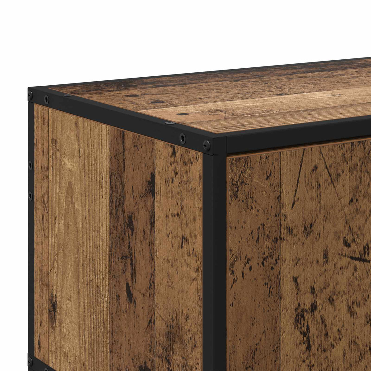 Televizní Skříň 80 X 34,5 X 40 Cm Staré Dřevo Kompozitní Dřevo
