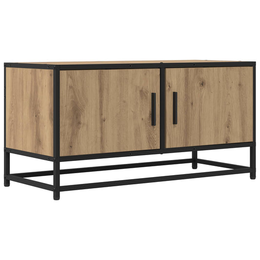 Televizní Skříň 80 X 34,5 X 40 Cm Dub Artisan Kompozitní Dřevo