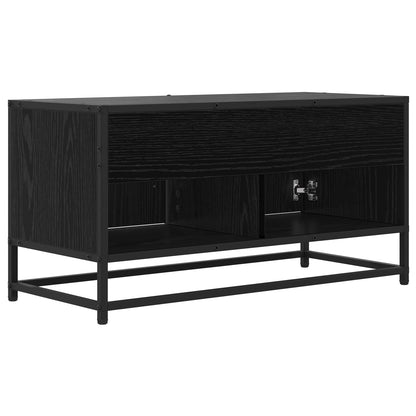 Televizní Skříň 80 X 34,5 X 40 Cm Černý Dub Kompozitní Dřevo