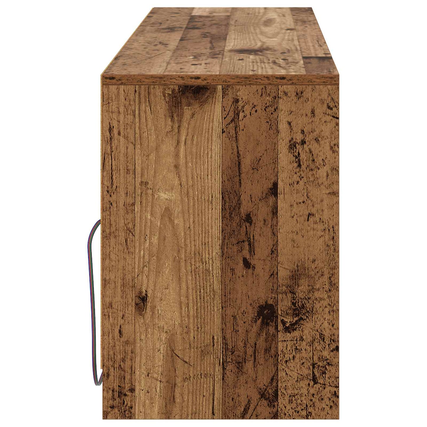 Televizní Skříň 100 X 34 X 50 Cm Staré Dřevo Kompozitní Dřevo