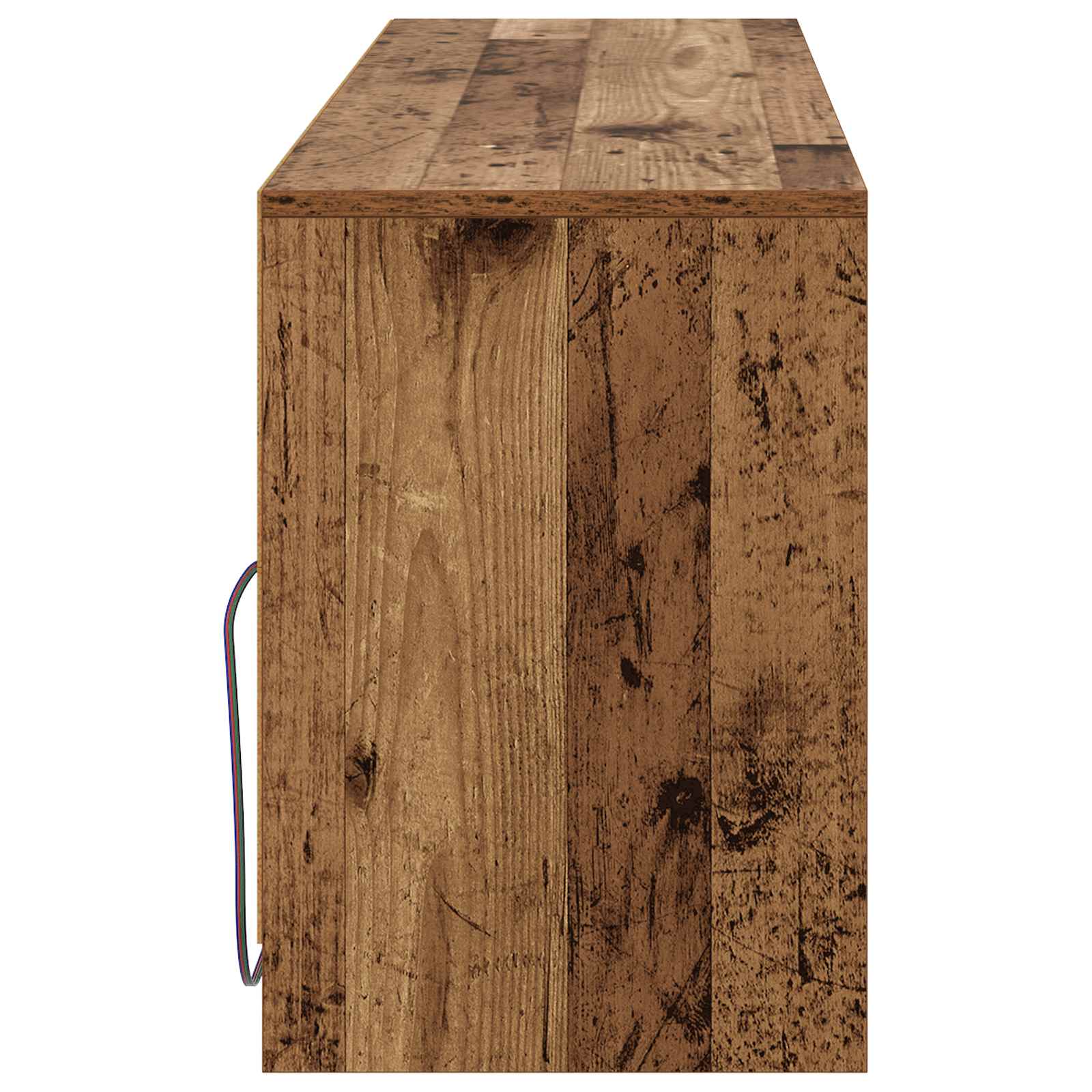 Televizní Skříň 100 X 34 X 50 Cm Staré Dřevo Kompozitní Dřevo