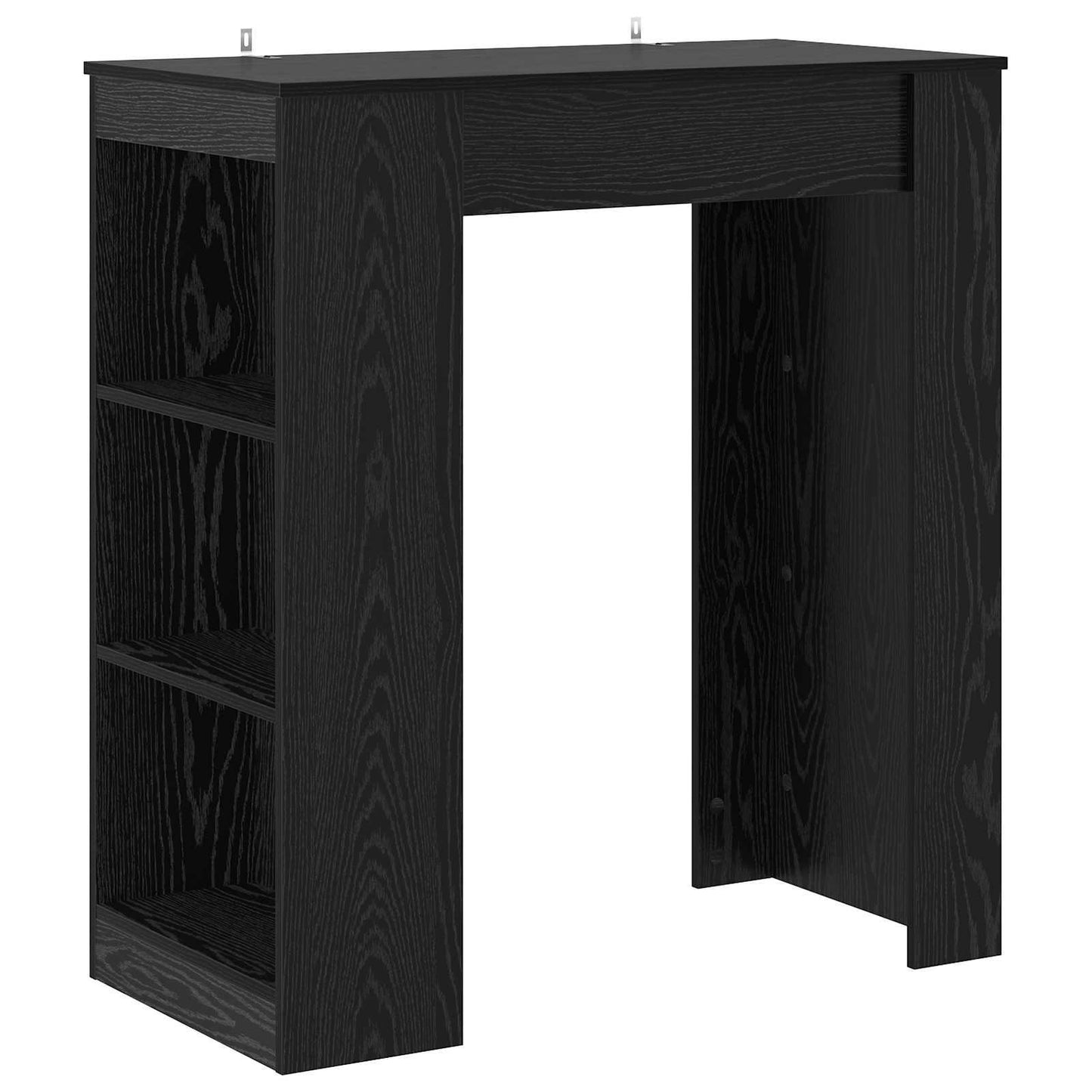 Barový Stůl 95 X 47 X 103,5 Cm Kompozitní Dřevo Černý Dub