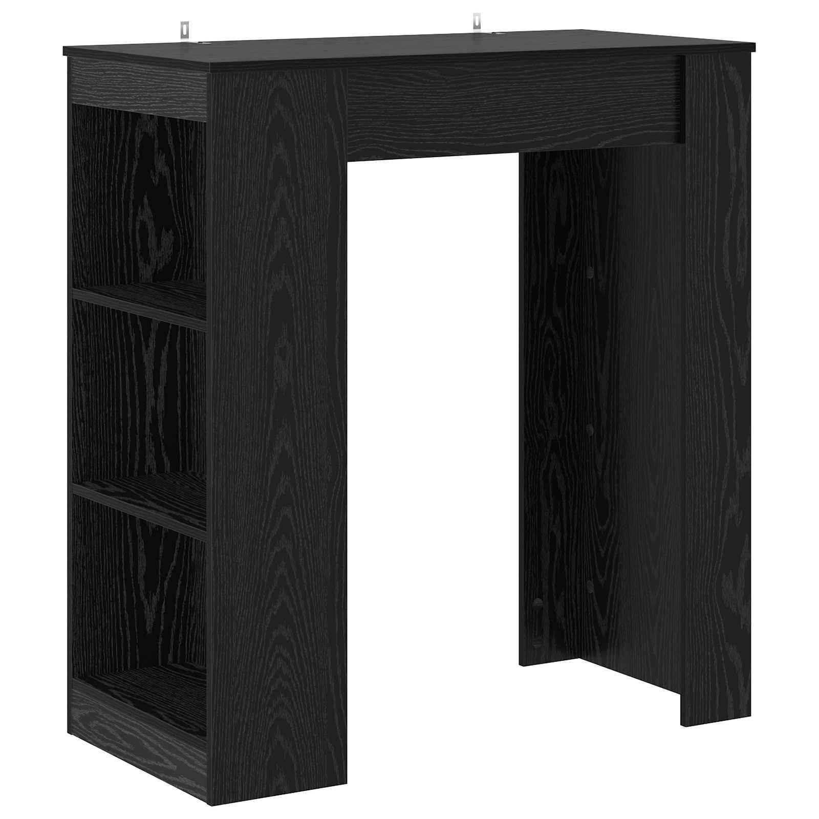 Barový Stůl 95 X 47 X 103,5 Cm Kompozitní Dřevo Černý Dub