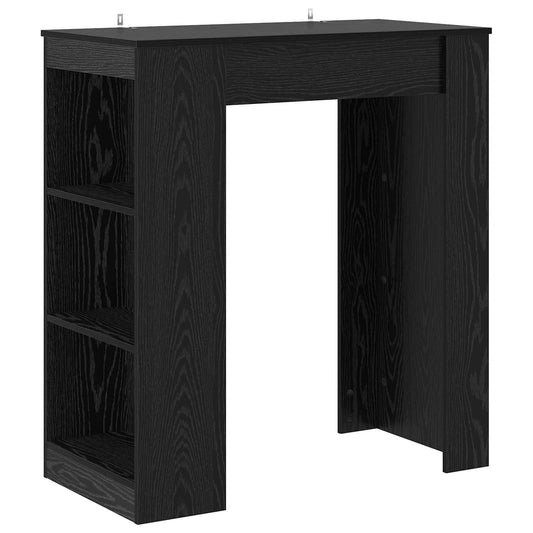 Barový Stůl 95 X 47 X 103,5 Cm Kompozitní Dřevo Černý Dub