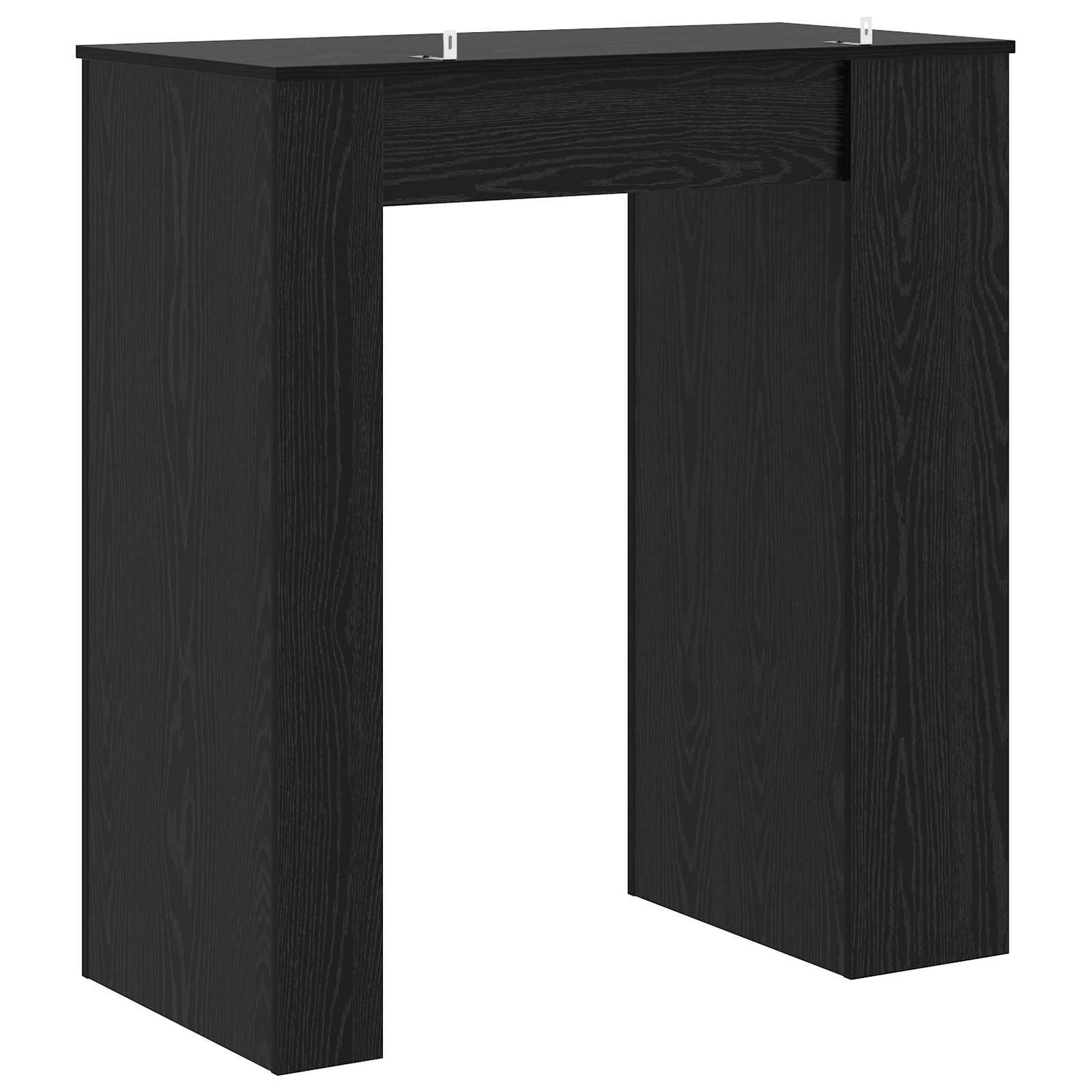 Barový Stůl 95 X 47 X 103,5 Cm Kompozitní Dřevo Černý Dub