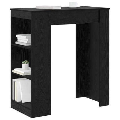 Barový Stůl 95 X 47 X 103,5 Cm Kompozitní Dřevo Černý Dub