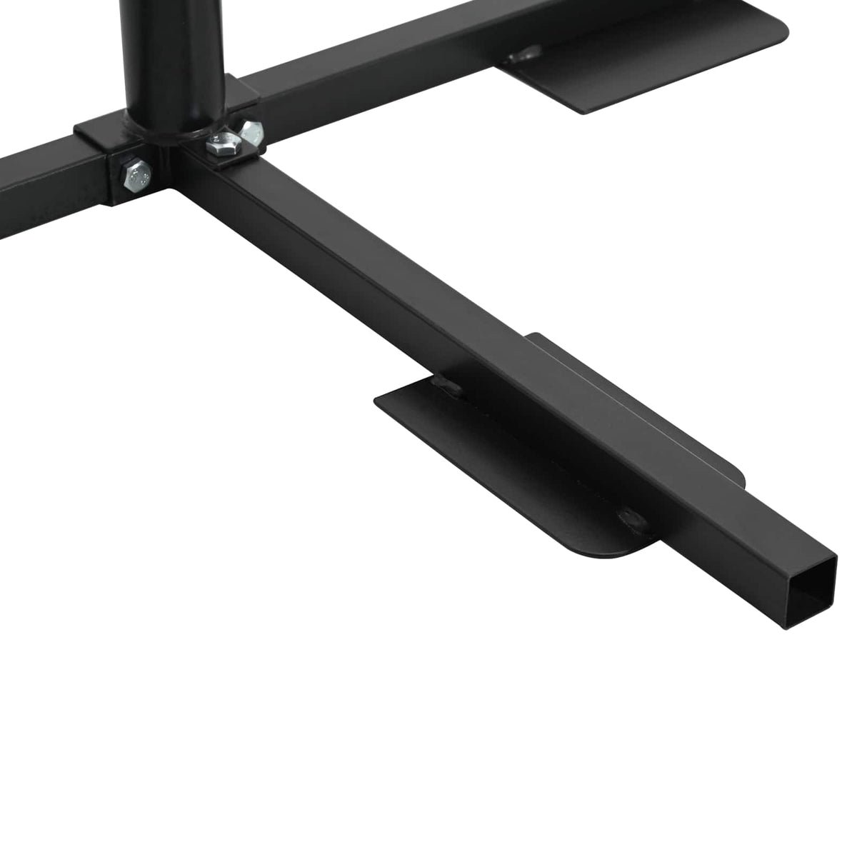 Rám Poloviční Základny Parasolu Černá Ocel For 32-38 Mm Pole