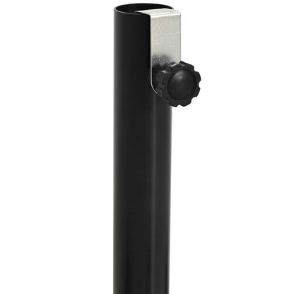 Rám Poloviční Základny Parasolu Černá Ocel For 32-38 Mm Pole