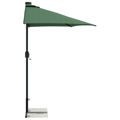 Rám Poloviční Základny Parasolu Černá Ocel For 32-38 Mm Pole