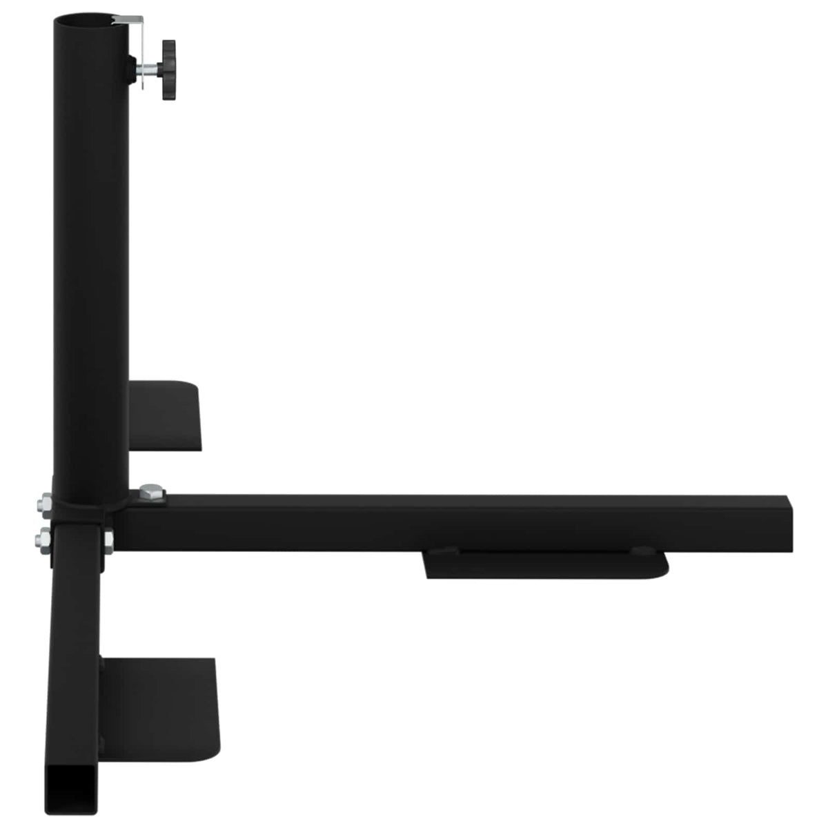 Rám Poloviční Základny Parasolu Černá Ocel For 32-38 Mm Pole