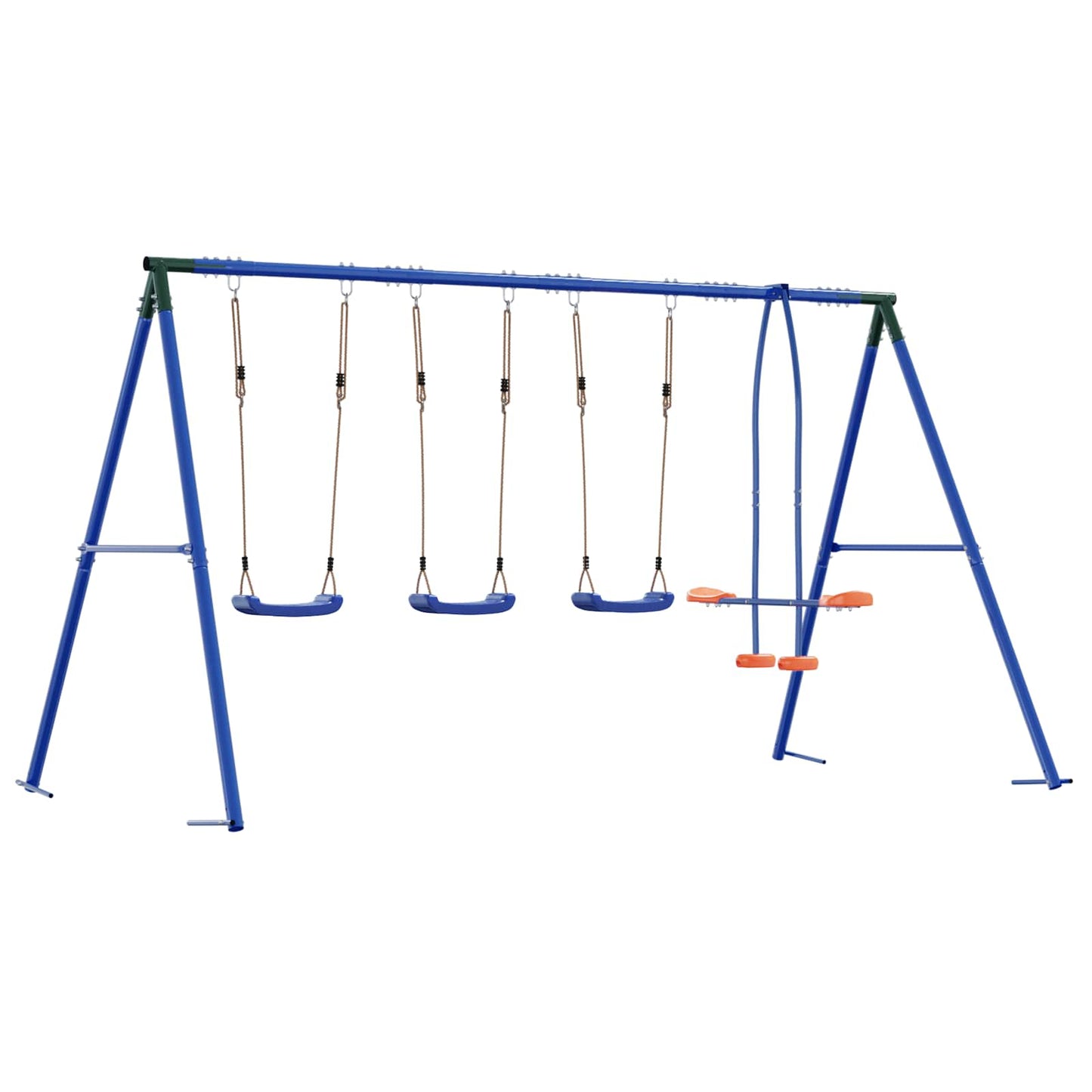 Houpací Set Na Zahradu Vícebarevný 330 X 185 X 185 Cm Ocel A Pe