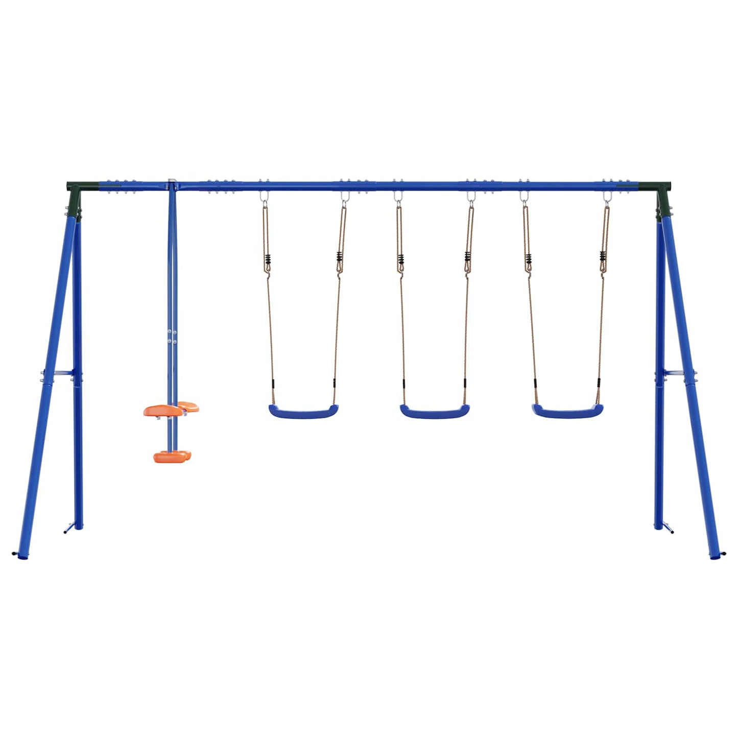 Houpací Set Na Zahradu Vícebarevný 330 X 185 X 185 Cm Ocel A Pe