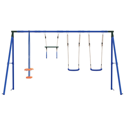 Houpací Set Na Zahradu Vícebarevný 330 X 185 X 185 Cm Ocel A Pe