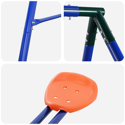 Houpací Set Na Zahradu Vícebarevný 330 X 185 X 185 Cm Ocel A Pe