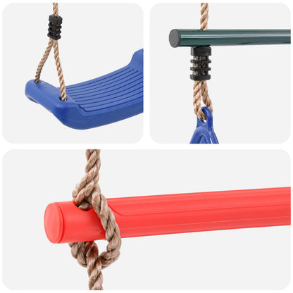 Houpací Set Na Zahradu Vícebarevný 330 X 185 X 185 Cm Ocel A Pe