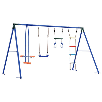 Houpací Set Na Zahradu Vícebarevný 330 X 185 X 185 Cm Ocel A Pe