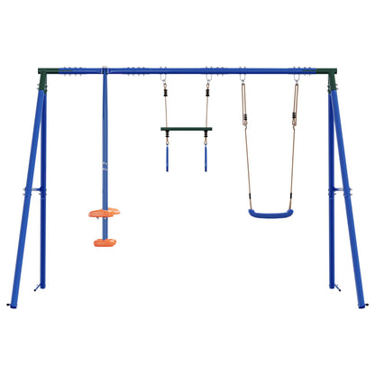 Houpací Set Na Zahradu Vícebarevný 263 X 185 X 185 Cm Ocel A Pe