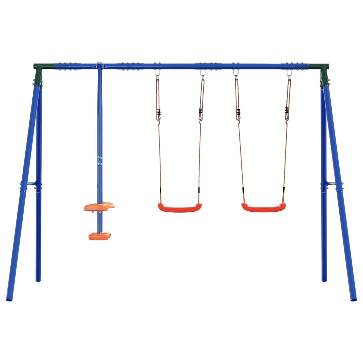 Houpací Set Na Zahradu Vícebarevný 263 X 185 X 185 Cm Ocel A Pe